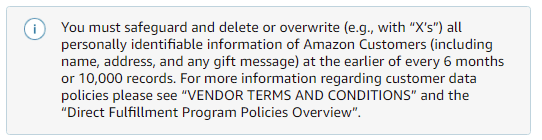 DirectFulfillment Personally Identifiable Information PII